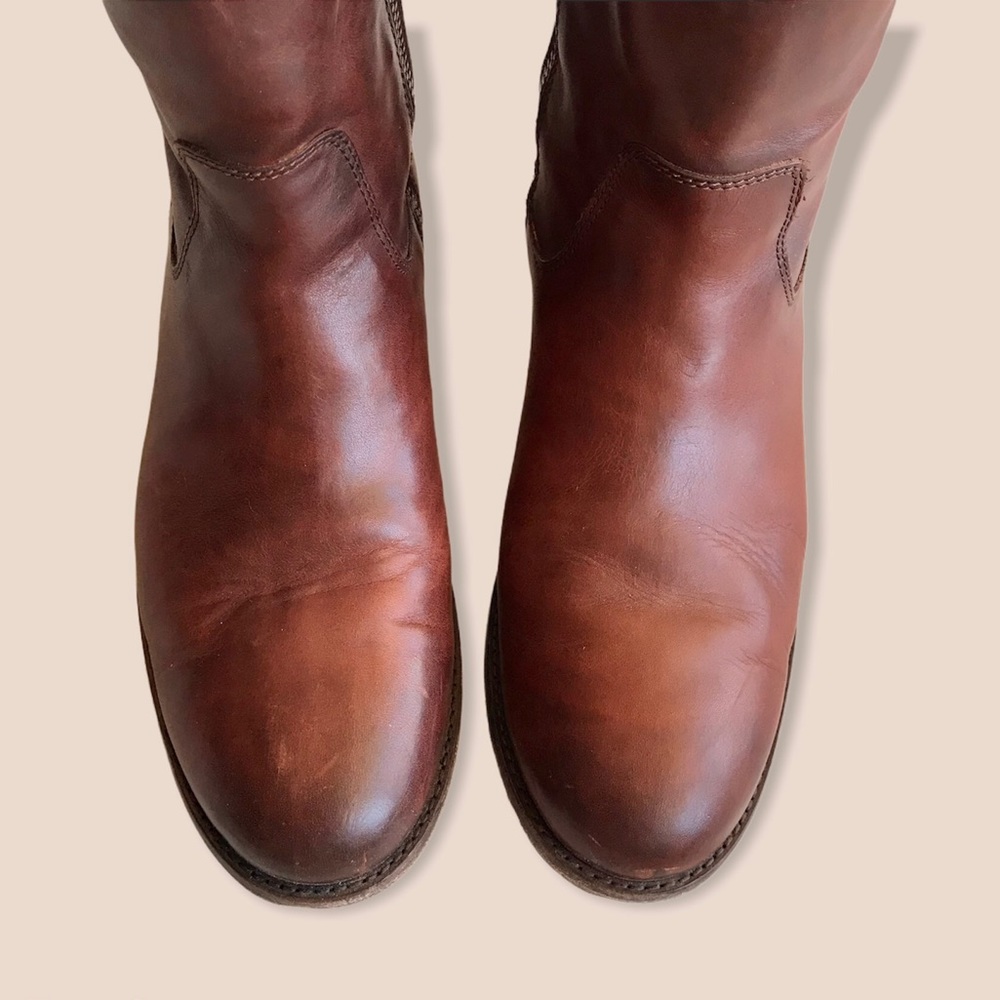 Frye Melissa Button 2 Short Leather Ankle Booties - Picture 13 of 16